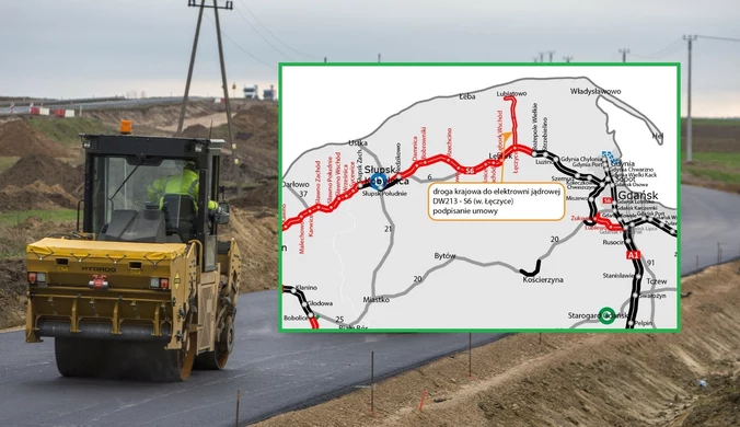 Drogowcy podpisali umowę na realizację kolejnego odcinka drogi mającej prowadzić od drogi ekspresowej S6 do przyszłej elektrowni jądrowej.