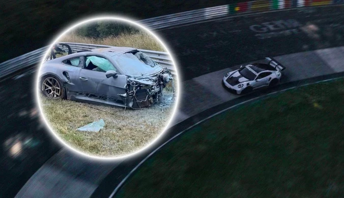 Koszmarny wypadek Polaka na słynnym torze | Fot. Porsche | @rallyjef3 