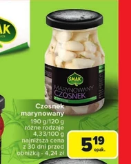 Czosnek marynowany Smak