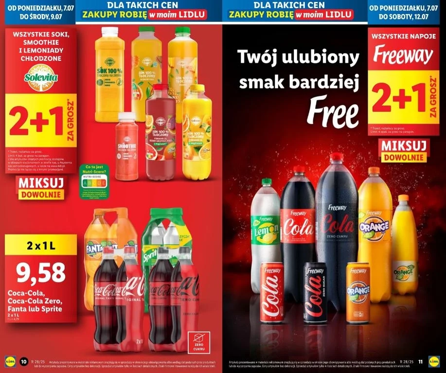 Biedronka oferuje napoje za 1 grosz!