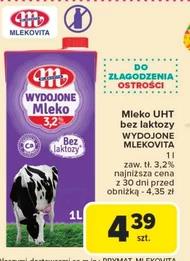Mleko bez laktozy Mlekovita