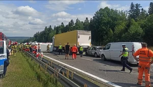 Dwa karambole jednego dnia. Czarna seria na trasie S7