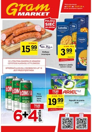 Gazetka promocyjna Gram Market, ważna od 09.07.2025 do 15.07.2025.