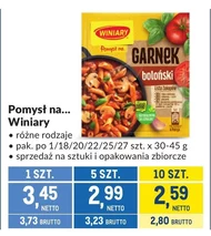 Pomysł na Winiary