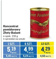 Koncentrat pomidorowy Złoty bażant