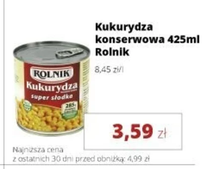 Консервована кукурудза Rolnik