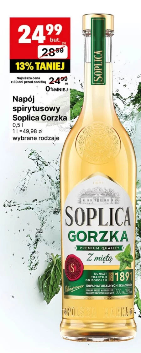 Napój spirytusowy Soplica