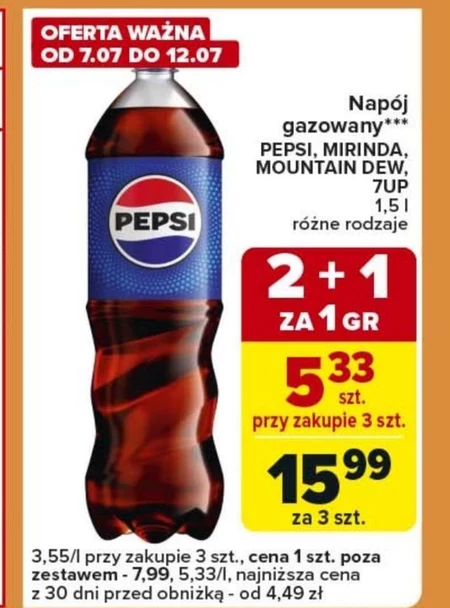 Napój gazowany Pepsi