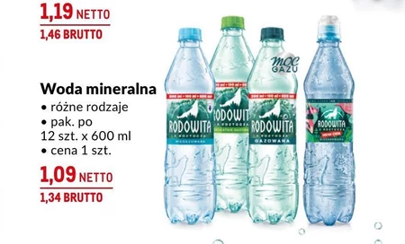 Woda mineralna Rodowita