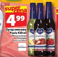 Фруктовий сироп Paola