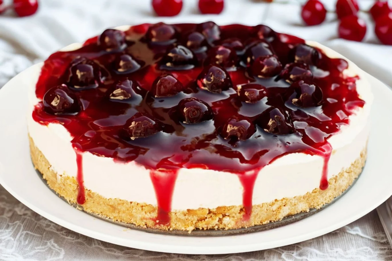 ​Zapomnij o serniku. Tym ciastem z mascarpone i wiśniami zachwycam wszystkich gości