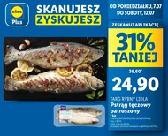 Pstrąg tęczowy Targ rybny Lidla