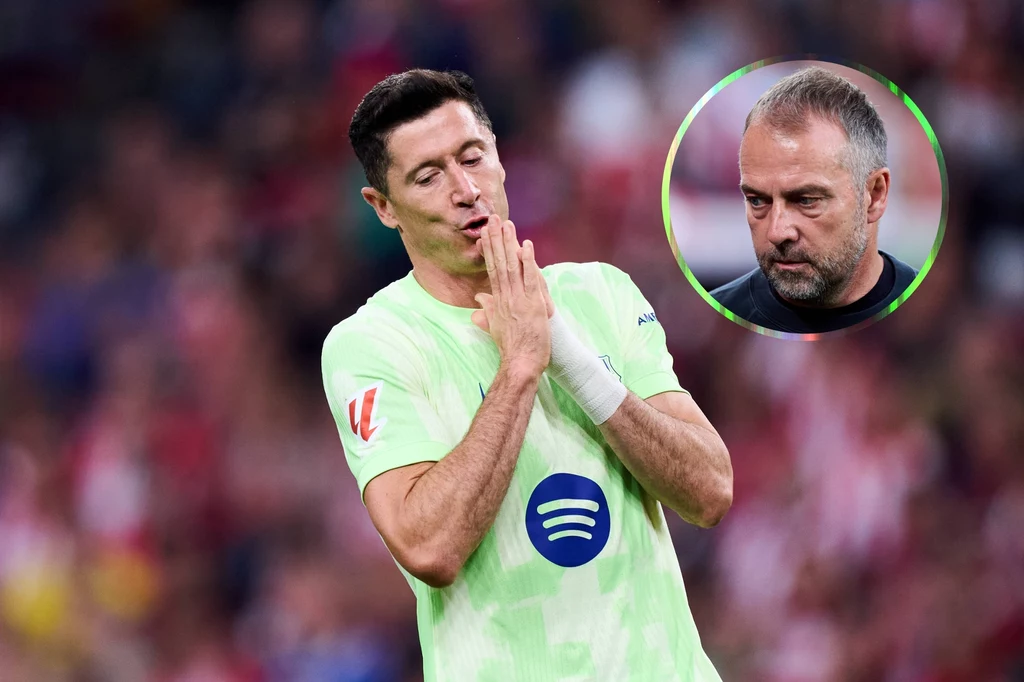 Robert Lewandowski i Hansi Flick