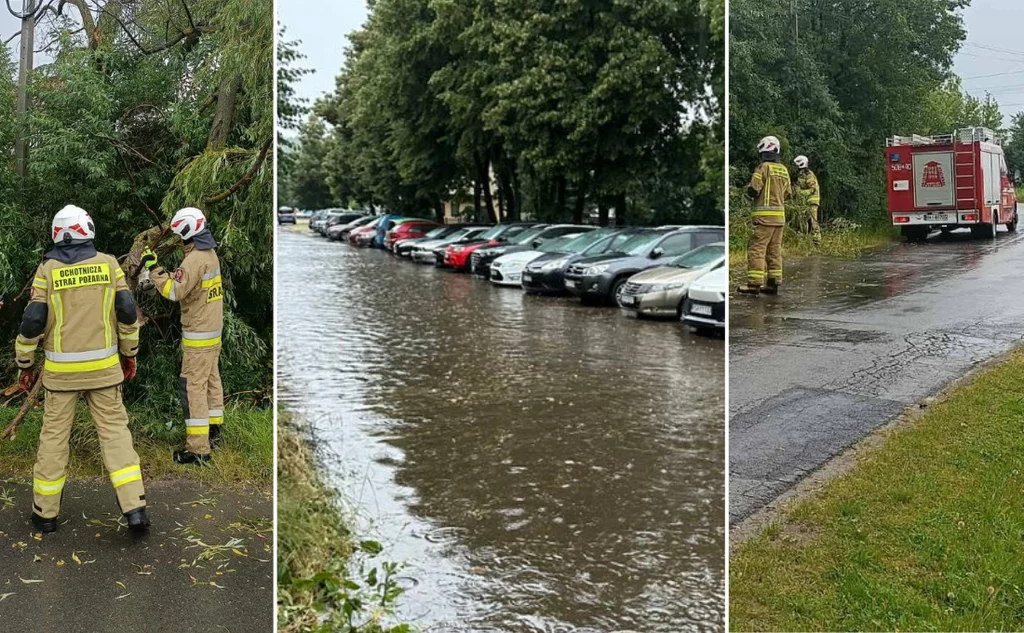 Skutki burz nad Polską Skutki burz nad Polską