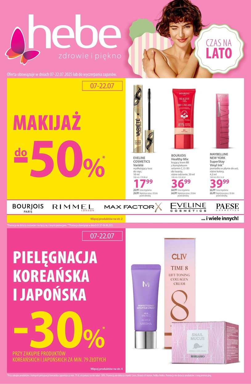 Gazetka promocyjna Hebe - ważna od 08. 07. 2025 do 22. 07. 2025