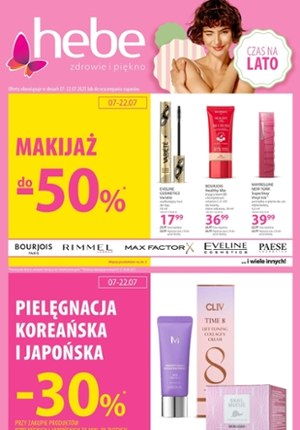 Gazetka promocyjna Hebe, ważna od 08.07.2025 do 22.07.2025.