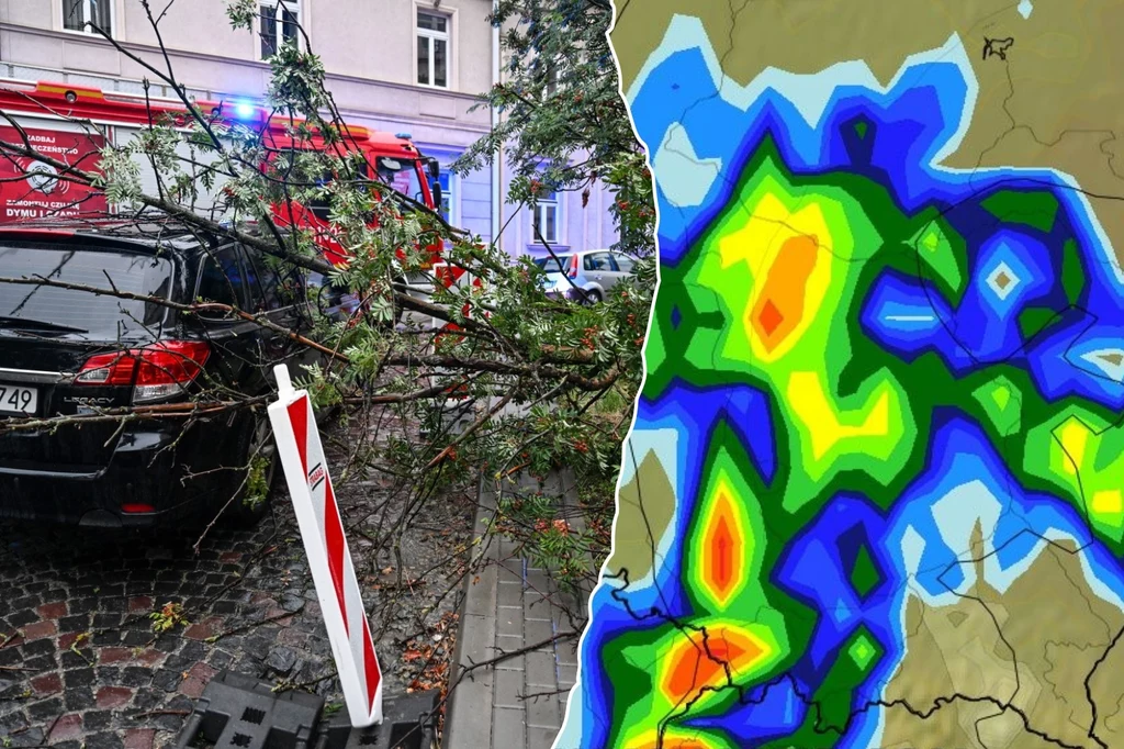 We wtorek niż genueński Gabriel dociera do Polski. Przyniesie potężne ulewy, które w kolejnych dniach mogą doprowadzić do lokalnych podtopień