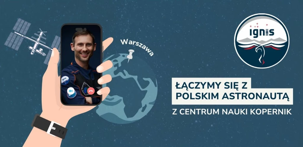 Łączymy się z polskim astronautą z Centrum Nauki Kopernik Łączymy się z polskim astronautą z Centrum Nauki Kopernik