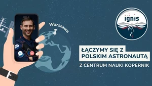 Polski astronauta odpowiada na pytania uczniów. Na żywo z ISS