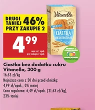Ciastka bez cukru Vitanella