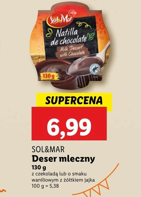Deser mleczny Sol&Mar
