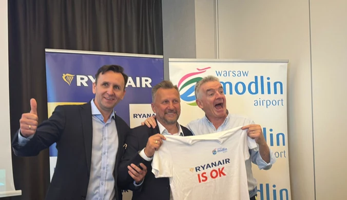 Ryanair wraca na lotnisko w Modlinie
