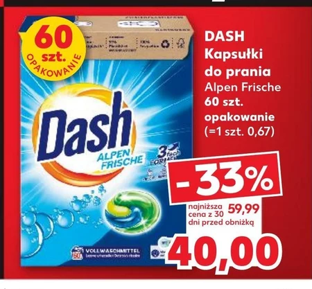 Kapsułki do prania Dash