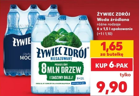 Woda źródlana Żywiec zdrój