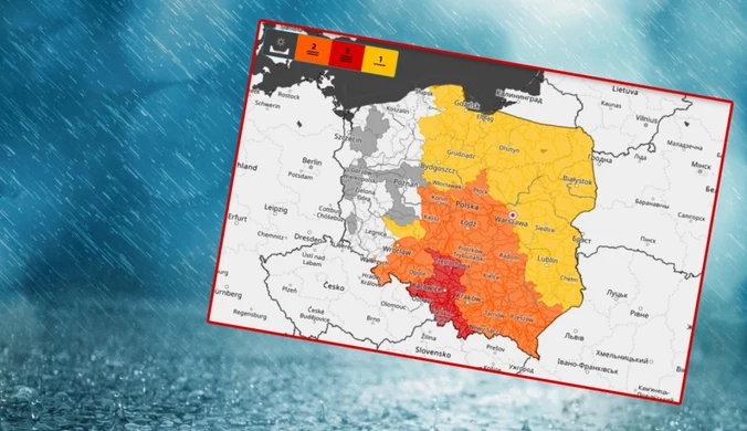 Intensywne opady deszczu w Polsce. Wydano ostrzeżenia hydrologiczne i meteorologiczne. Grozi nam powódź?