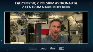 Uznański-Wiśniewski na żywo z ISS. Eksperymenty i rozmowa z uczniami