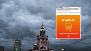 Ulewy zmierzają również do stolicy. Prezydent miasta reaguje