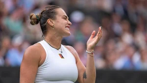 Aryna Sabalenka rywalizowała z Laurą Siegemund o awans do półfinału Wimbledonu