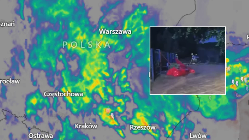 Nawałnice uderzyły w Polskę. Odcięte drogi i pierwsze interwencje strażaków Nawałnice uderzyły w Polskę. Odcięte drogi i pierwsze interwencje strażaków