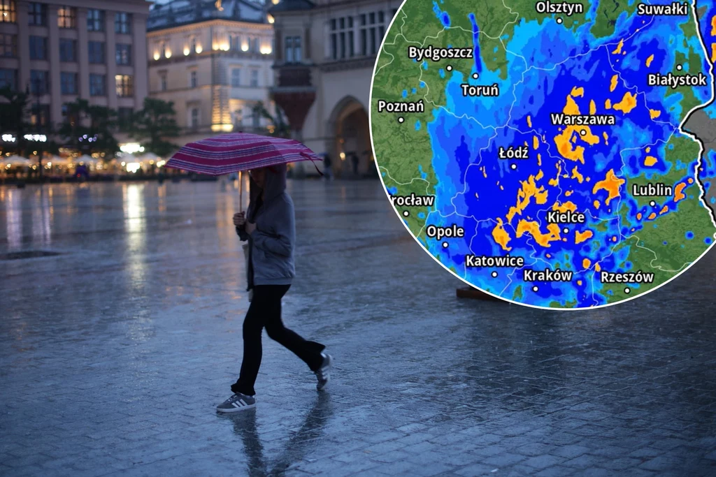 Środa będzie kolejnym deszczowym dniem, zwłaszcza we wschodniej połowie kraju. Opady przyniósł niż genueński Gabriel Środa będzie kolejnym deszczowym dniem, zwłaszcza we wschodniej połowie kraju. Opady przyniósł niż genueński Gabriel