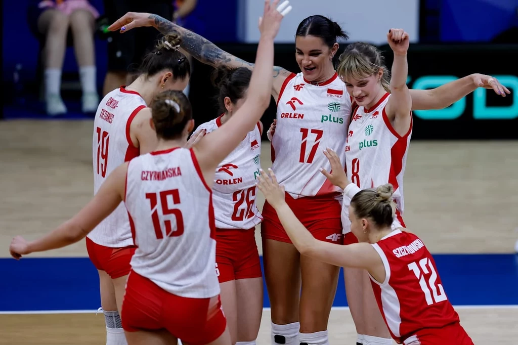 Siatkarki reprezentacji Polski w meczu Ligi Narodów Siatkarki reprezentacji Polski w meczu Ligi Narodów