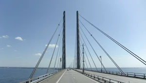 Most nad Sundem łączy Danię i Szwecję. Polak myślał, że przeprawa nim, nie będzie droga. 