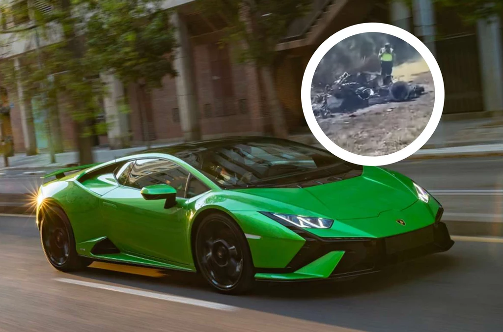 Lamborghini Huracan, którym podróżował Diogo Jota, uległo całkowitemu spaleniu po wypadku na autostradzie A-52 w Hiszpanii. Lamborghini Huracan, którym podróżował Diogo Jota, uległo całkowitemu spaleniu po wypadku na autostradzie A-52 w Hiszpanii.