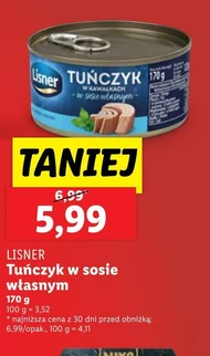 Тунець у власному соусі Lisner