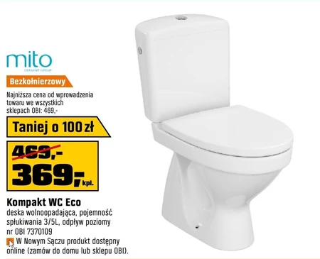 Kompakt wc Mito