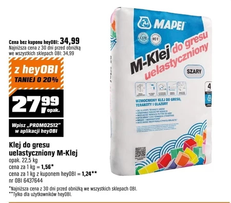 Klej do gresu Mapei