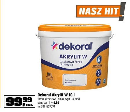 Латексна фарба Dekoral