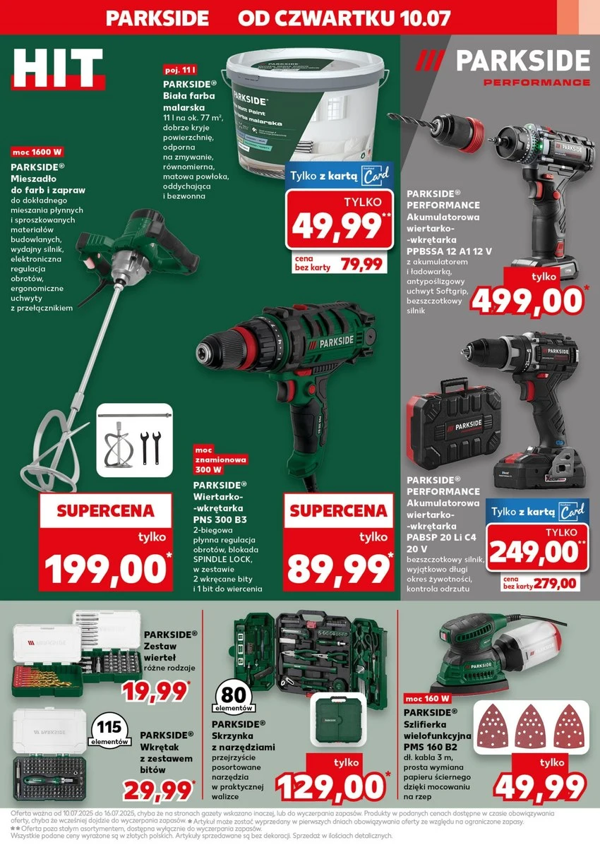 Elektronarzędzia Parkside tanio w Kauflandzie! Z Kaufland Card zapłacisz jeszcze mniej! Elektronarzędzia Parkside tanio w Kauflandzie! Z Kaufland Card zapłacisz jeszcze mniej!