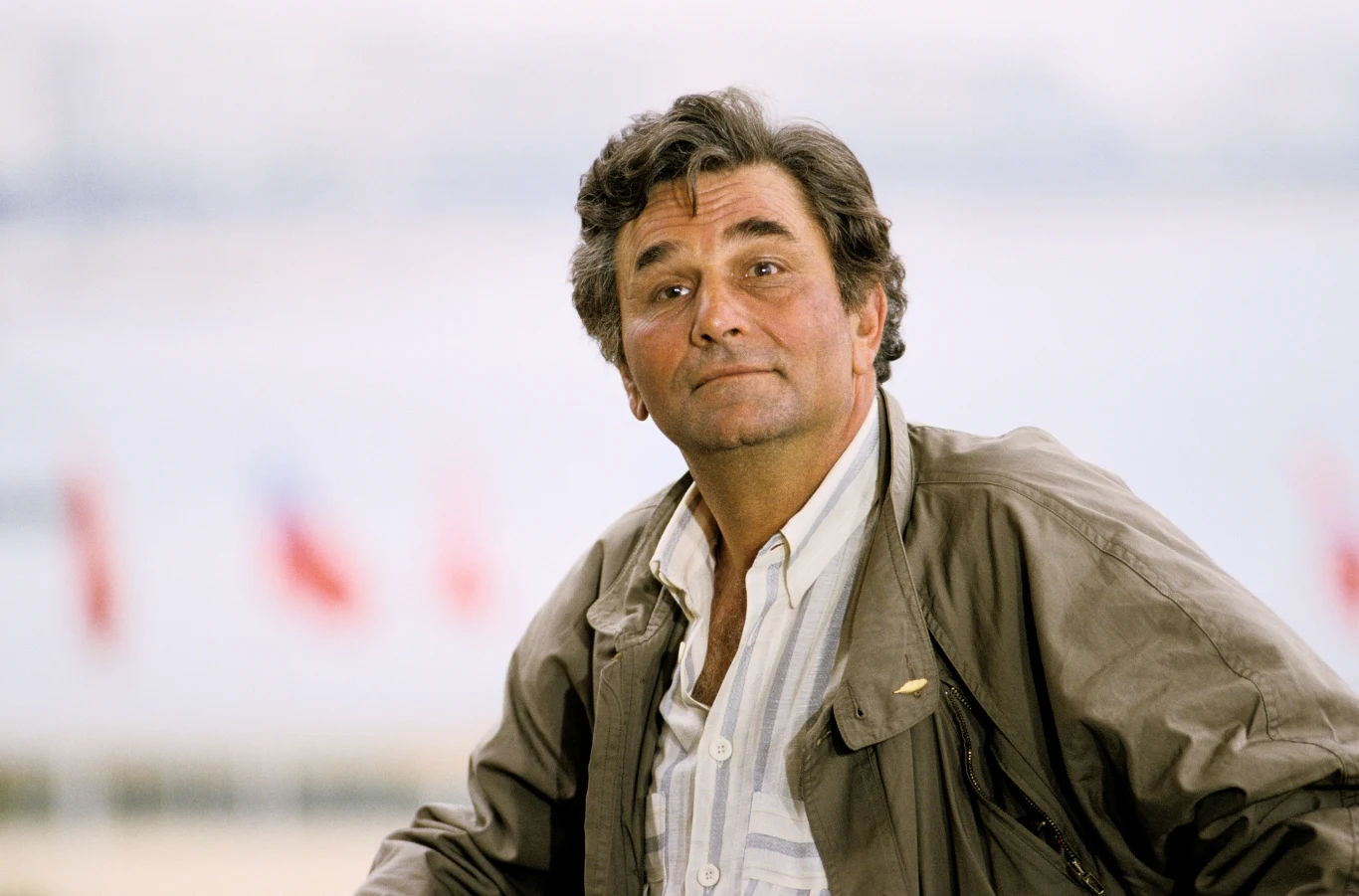 Peter Falk w Cannes w 1987 roku Peter Falk w Cannes w 1987 roku