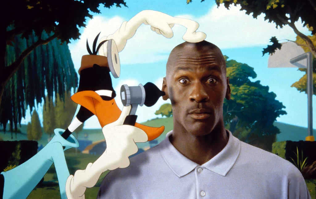 Michael Jordan w filmie "Kosmiczny mecz" Michael Jordan w filmie "Kosmiczny mecz"