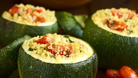 Okrągła cukinia jest doskonała do faszerowania