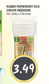 Kubek papierowy Oskar