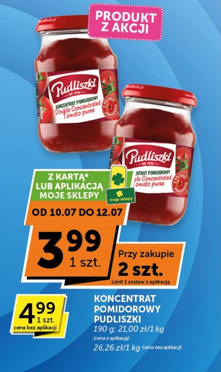 Koncentrat pomidorowy Pudliszki