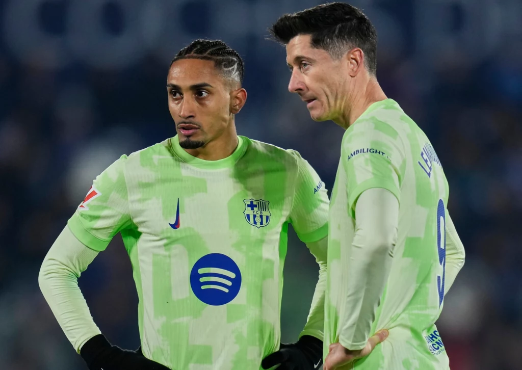 Raphinha i Robert Lewandowski