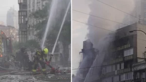 Nocny atak na Kijów. Seria pożarów w mieście, są ofiary i ranni