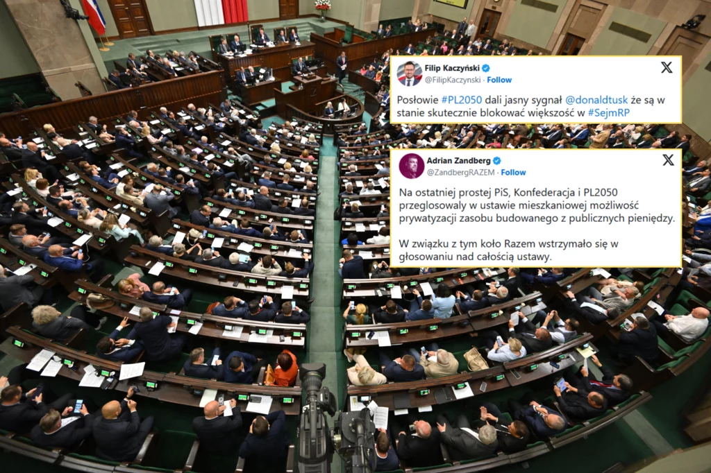 Rozłam w koalicji podczas głosowania. Fala komentarzy w sieci